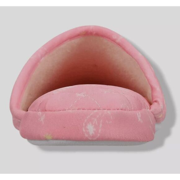 Charter Club NWT size 5-6 slippers quilted memory foam, pink house shoes - Picture 4 of 6